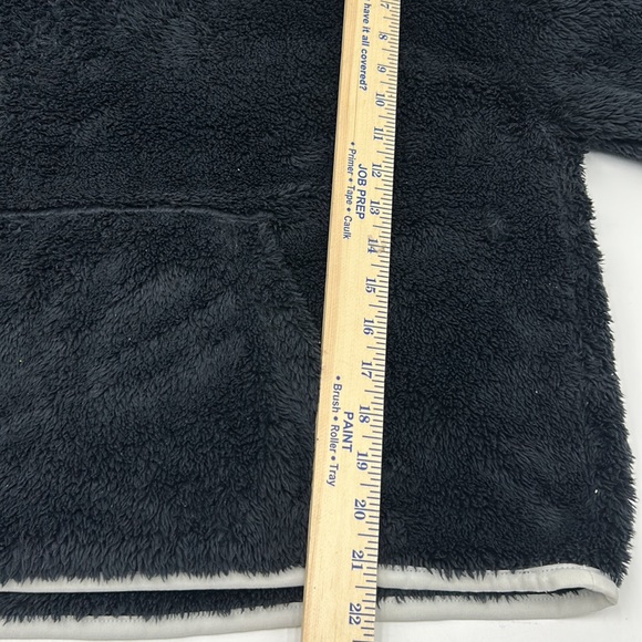 NIKE SPORTSWEAR PLUSH FAUX FUR HOODIE WOMEN SIZE LARGE BLACK - Picture 10 of 12